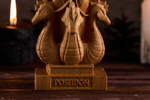 Load image into Gallery viewer, Poseidon statue, Poseidon Greek statue, Greek god, pagan statue, pagan altar, greek altar