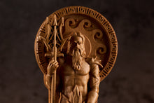 Load image into Gallery viewer, Poseidon statue, Poseidon Greek statue, Greek god, pagan statue, pagan altar, greek altar