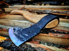 Load image into Gallery viewer, Viking hand ax pizza cutter, pizza steel, pizza maker gift, viking pizza cutter, pizza slicer