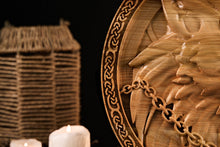 Load image into Gallery viewer, Fenrir Wood Wall Decor