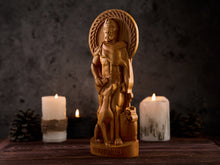 Load image into Gallery viewer, Vinotonus Celtic God, Vinotonus Celtic figure, Celtic gods, pagan statue, vinotonus statue