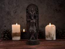Load image into Gallery viewer, Black Baphomet satanic statue