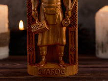 Load image into Gallery viewer, Svarog Slavic God, Svarog Slavic statue, Svarog Slavic God, Slavic pagan, Slavic statue, slavic pantheon, slavic idol, svarog idol