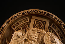 Load image into Gallery viewer, Boar Wood Wall Decor