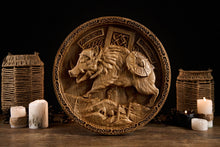 Load image into Gallery viewer, Boar Wood Wall Decor