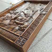 Load image into Gallery viewer, Yarilo Slavic God Wall Picture, Yarilo Slavic Carvings, Yaryla Slavic Picture, slavic gods, pagan altar, slavic mythology, Wall Hangings