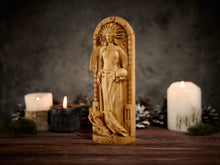 Load image into Gallery viewer, Morana Slavic Goddess, Morana Goddess, Slavic Goddess, Morana statue, slavic gods, pagan altar, slavic altar