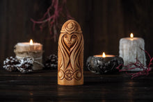 Load image into Gallery viewer, Luna Goddess, Luna Witch Goddess, pagan altar, viking statue, norse gods, norse pagan