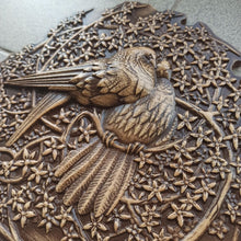 Load image into Gallery viewer, Pigeon Wood Carvings, Pigeon Wood Art, Wedding gift, Birds Wood Art, Pigeon Carvings, Wedding Gif Pigeon, custom wall decor