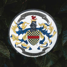 Load image into Gallery viewer, Personalized Family Crest, coat of arms. Family shield, custom family shield, viking themed wedding gift, medieval shield, hylian shield