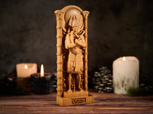 Load image into Gallery viewer, Osiris statue, Osiris Egypt God, Osiris Egypt figure, ancient egypt gods, egypt gods, ancient paganism, pagan altar, egypt altar statue