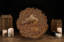 Load image into Gallery viewer, Pigeon Wood Carvings, Pigeon Wood Art, Wedding gift, Birds Wood Art, Pigeon Carvings, Wedding Gif Pigeon, custom wall decor