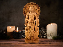 Load image into Gallery viewer, Manann Irish God statue, Manann Celtic figure, irish god, celtic gods, celtic altar, irish pagan, pagan statue