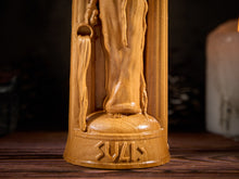 Load image into Gallery viewer, Sulis Minerva Roman Goddess, Sulis Minerva Roman Figure, pagan statue, roman statue, roman goddess, pagan altar