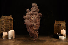 Load image into Gallery viewer, Venetian Wood mask, Venice mask Wall Decor, Cosplay mask, Masquerade masks wood, Carnival mask, Wood Decor, Carnival mask Decor