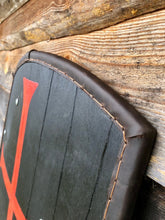 Load image into Gallery viewer, Heater medieval Shield, custom heater shield, medieval shield, medieval knight shield, weapon Battle shield, custom shield, larp