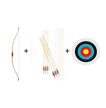 Load image into Gallery viewer, Archery Asseccories: bows decor, long bow archery target, archery art bow and arrow, medieval belt bag, archery arm guard leather, archery targets, arm guard, gloves and arrows, archery art kit, recurve bow