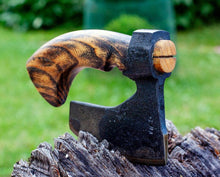 Load image into Gallery viewer, BBQ axe meat chopper butchers axe hand-hold axe meat cleaver viking hatchet