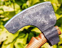 Load image into Gallery viewer, BBQ axe meat chopper butchers axe hand-hold axe meat cleaver viking hatchet