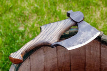 Load image into Gallery viewer, BBQ axe meat chopper butchers axe hand-hold axe meat cleaver viking hatchet