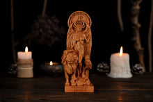 Load image into Gallery viewer, Lilith Wicca Handcarved figure with Lion