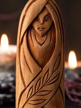 Load image into Gallery viewer, Eir Wooden Goddess Statue