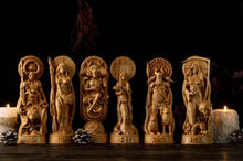 Load image into Gallery viewer, Set of Norse Gods: Odin, Freyja, Loki, Eir, Thor, Tyr, Sif, Hel, Frigg, Sunna