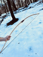 Load image into Gallery viewer, Traditional archery bows: archery bow decor, long bow archery target, archery bows art, mongolian large bow