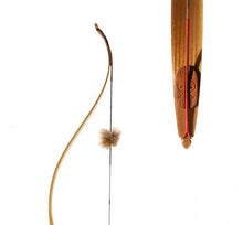 Load image into Gallery viewer, Traditional archery bows: archery bow decor, long bow archery target, archery bows art, mongolian large bow