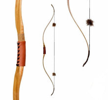 Load image into Gallery viewer, Traditional archery bows: archery bow decor, long bow archery target, archery bows art, mongolian large bow