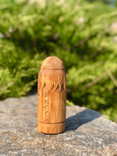 Load image into Gallery viewer, Handmade wooden statues: goddess statue, wood art carving antique religious statues, wood craft sculpture for witch altar norse pagan altar