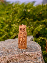 Load image into Gallery viewer, Handmade wooden statues: goddess statue, wood art carving antique religious statues, wood craft sculpture for witch altar norse pagan altar