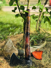 Load image into Gallery viewer, medieval weapons Viking axes Battle axe God_of_war Kratos Cosplay commission axe carving custom norse axe