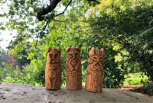 Load image into Gallery viewer, Handmade wooden statues: goddess statue, wood art carving antique religious statues, wood craft sculpture for witch altar norse pagan altar