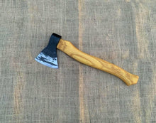 Load image into Gallery viewer, BBQ axe meat chopper butchers axe hand-hold axe meat cleaver viking hatchet