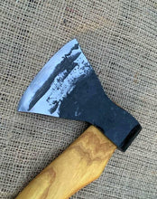 Load image into Gallery viewer, BBQ axe meat chopper butchers axe hand-hold axe meat cleaver viking hatchet