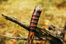 Load image into Gallery viewer, medieval weapons Viking axes Battle axe God_of_war Kratos Cosplay commission axe carving custom norse axe