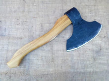 Load image into Gallery viewer, BBQ axe meat chopper butchers axe hand-hold axe meat cleaver viking hatchet