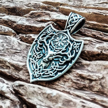 Load image into Gallery viewer, Vervisir Necklace Pendant Silver Viking Jewelry