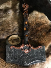 Load image into Gallery viewer, Thor Kratos War Hammer metal real hammer
