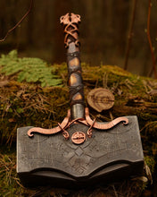 Load image into Gallery viewer, Thor Kratos War Hammer metal real hammer