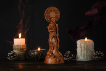 Load image into Gallery viewer, Sif Norse goddess wooden statue