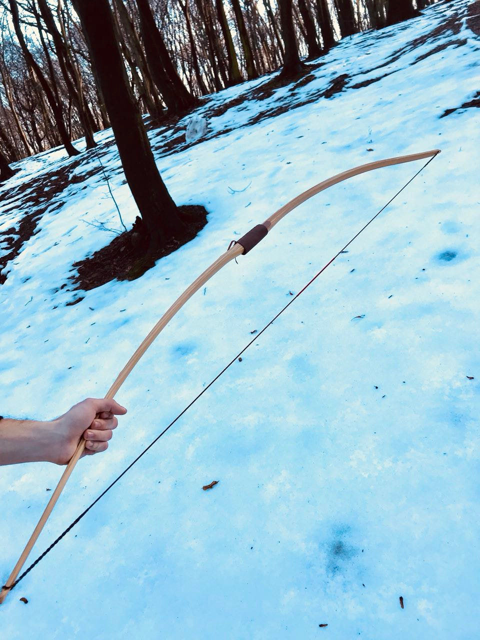 English traditional wooden archery bow, wooden longbow, archery bow, traditional longbow, traditional archery, Karl bow