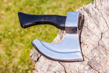 Load image into Gallery viewer, Small hand ax, BBQ ax, small forged ax, viking ax
