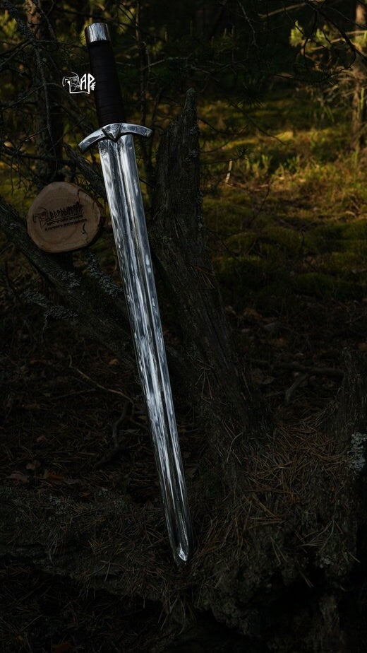 Caroling Sword Type Y, medieval sword, viking sword with scabbard, han ...