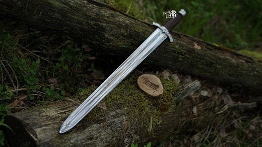 Caroling Sword Type Y, medieval sword, viking sword with scabbard, hand forged sword, personalized sword, battle sword, custom sword