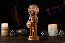 Load image into Gallery viewer, Lugh Irish God, Lug Irish Mythology, Lugh Celtic god, celtic gods, pagan statue, lugh statue
