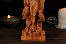 Load image into Gallery viewer, Lilith Wicca Goddess, Astaroth statue, Inanna wooden figure, wicca altar, lilith goddess, witch altar
