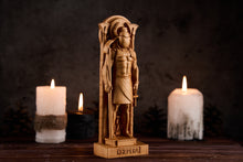 Load image into Gallery viewer, Khepera Egyptian God, Khepera statue, ancient egypt gods, egypt gods, ancient paganism, pagan altar, egypt altar statue
