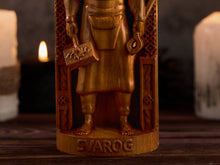 Load image into Gallery viewer, Svarog Slavic God, Svarog Slavic statue, Svarog Slavic God, Slavic pagan, Slavic statue, slavic pantheon, slavic idol, svarog idol
